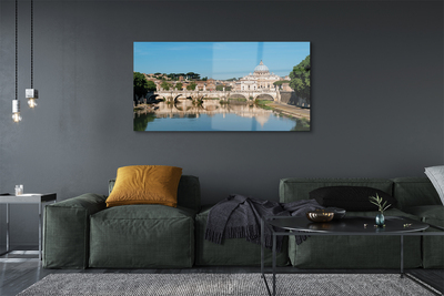 Quadro acrílico Pontes do Rio Roma
