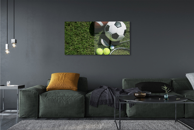 Quadro acrílico Bolas de remo de grama