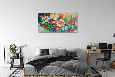 Pintura acrílica Flores
