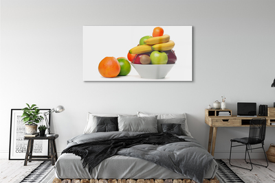 Quadro acrílico Frutas em uma tigela
