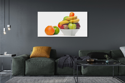 Quadro acrílico Frutas em uma tigela