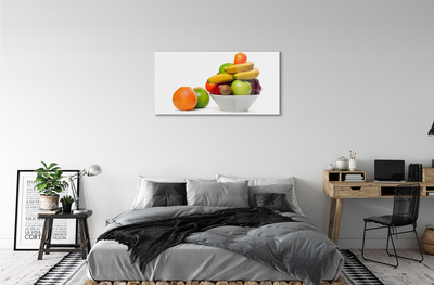 Quadro acrílico Frutas em uma tigela
