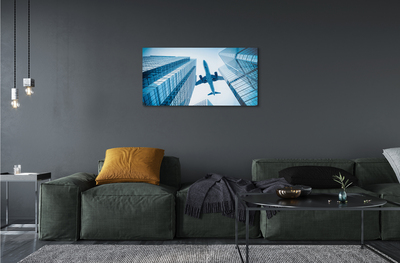 Pintura acrílica Edifícios plano céu