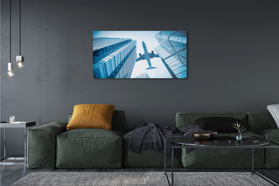 Pintura acrílica Edifícios plano céu