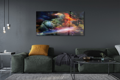 Quadro acrílico Padrões fractais abstratos