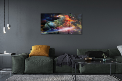 Quadro acrílico Padrões fractais abstratos