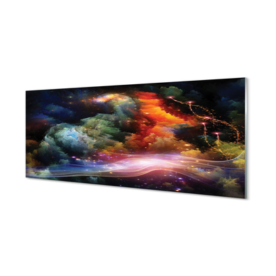 Quadro acrílico Padrões fractais abstratos