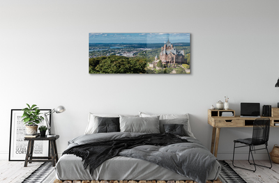Quadro acrílico Panorama da cidade-castelo da Alemanha