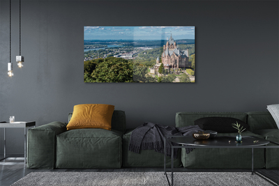 Quadro acrílico Panorama da cidade-castelo da Alemanha