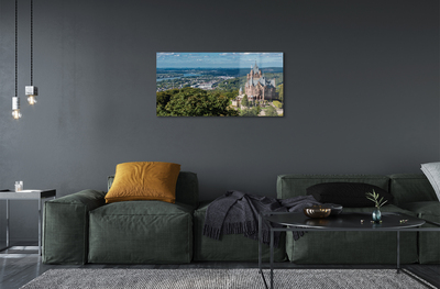 Quadro acrílico Panorama da cidade-castelo da Alemanha