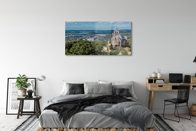 Quadro acrílico Panorama da cidade-castelo da Alemanha
