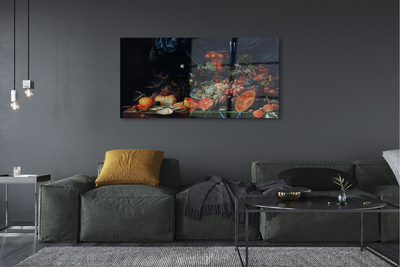 Quadro acrílico Natureza morta com frutas