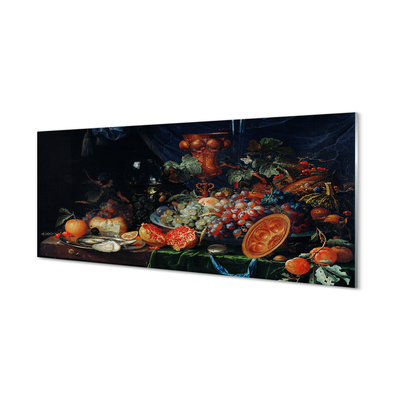 Quadro acrílico Natureza morta com frutas