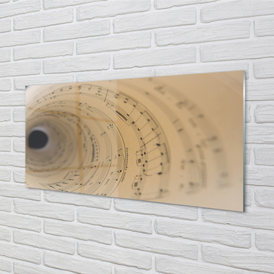 Quadro acrílico Partitura