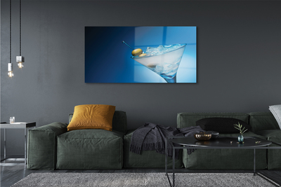 Quadro acrílico Um copo de azeitonas