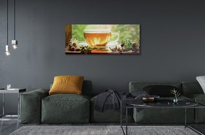 Quadro acrílico Chá de ervas quente