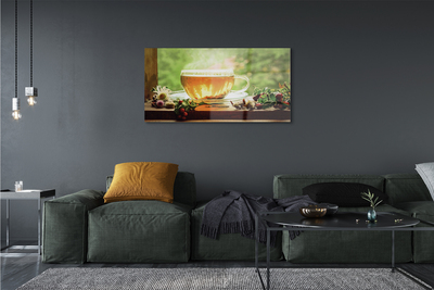 Quadro acrílico Chá de ervas quente