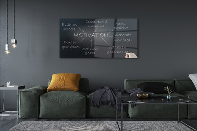 Quadro acrílico Quadro de motivação