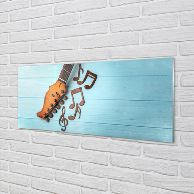 Quadro acrílico Partitura para violão