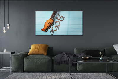 Quadro acrílico Partitura para violão