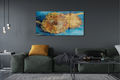 Pintura acrílica Dois Girassóis Cortados (III) - Vincent van Gogh