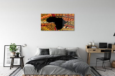 Quadro acrílico Padrões de mapas