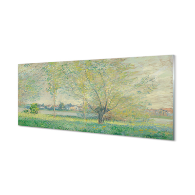 Pintura acrílica Salgueiros - Claude Monet