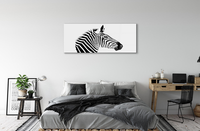 Quadro acrílico Ilustração de zebra