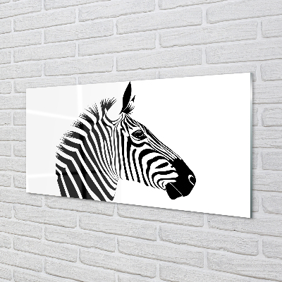 Quadro acrílico Ilustração de zebra