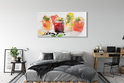 Quadro acrílico Coquetéis cítricos