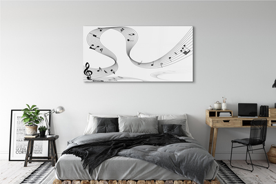 Pintura acrílica Clave de sol