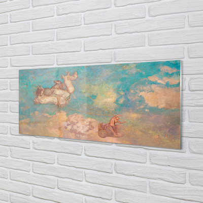 Pintura acrílica A Carruagem de Apolo - Odilon Redon