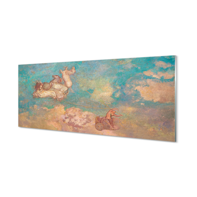 Pintura acrílica A Carruagem de Apolo - Odilon Redon