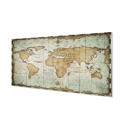 Pintura acrílica Mapa queimado