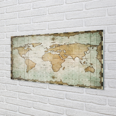 Pintura acrílica Mapa queimado