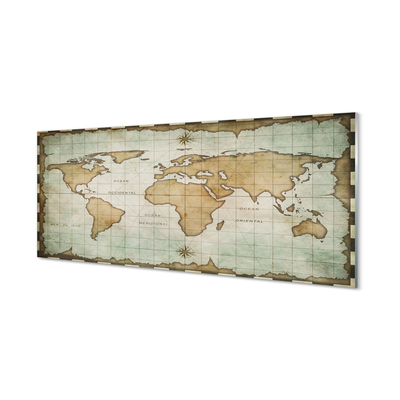 Pintura acrílica Mapa queimado