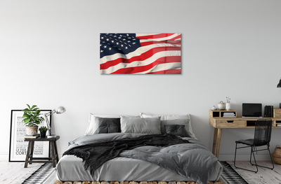 Quadro acrílico Bandeira dos Estados Unidos