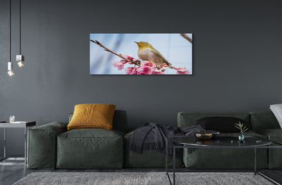 Quadro acrílico Um pássaro em um galho