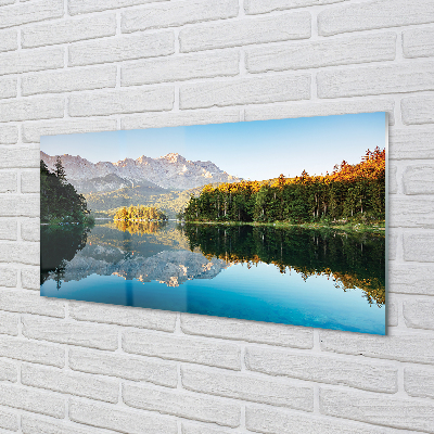 Quadro acrílico Alemanha Montanhas Lago Floresta