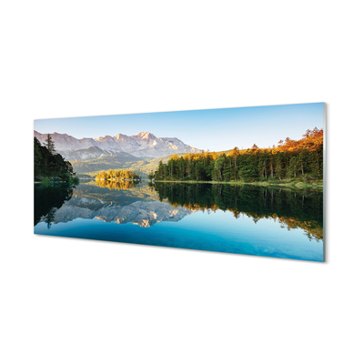 Quadro acrílico Alemanha Montanhas Lago Floresta