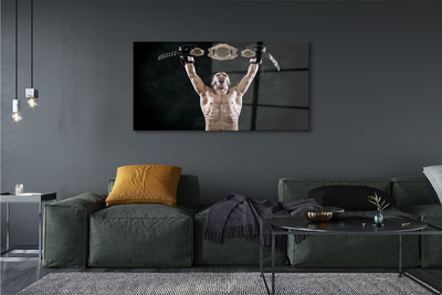 Pintura acrílica Cinto masculino