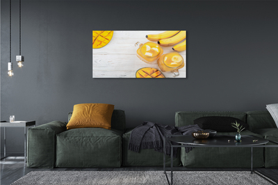 Quadro acrílico Smoothie de manga e banana