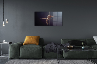 Pintura acrílica Mulher dançando no poste