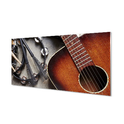 Pintura acrílica Bastões de microfone de guitarra