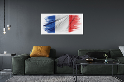 Quadro acrílico Bandeira da França