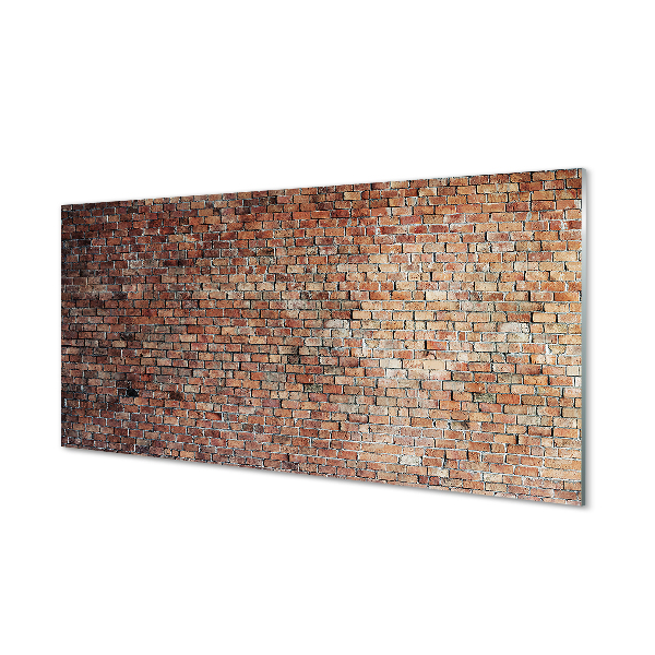 Quadro acrílico parede de tijolos