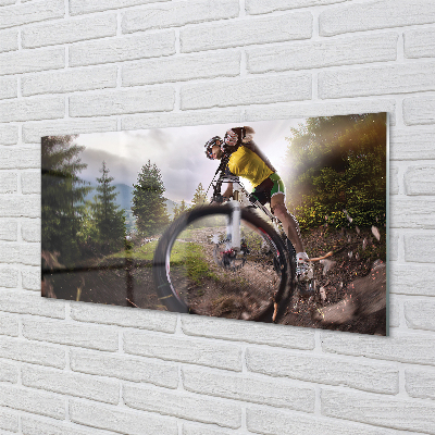 Pintura acrílica Mountain Cloud Bike