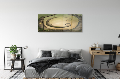 Quadro acrílico Árvores da Floresta de Luz