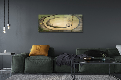 Quadro acrílico Árvores da Floresta de Luz