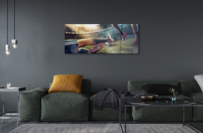 Quadro acrílico Chuteiras de estádio de futebol